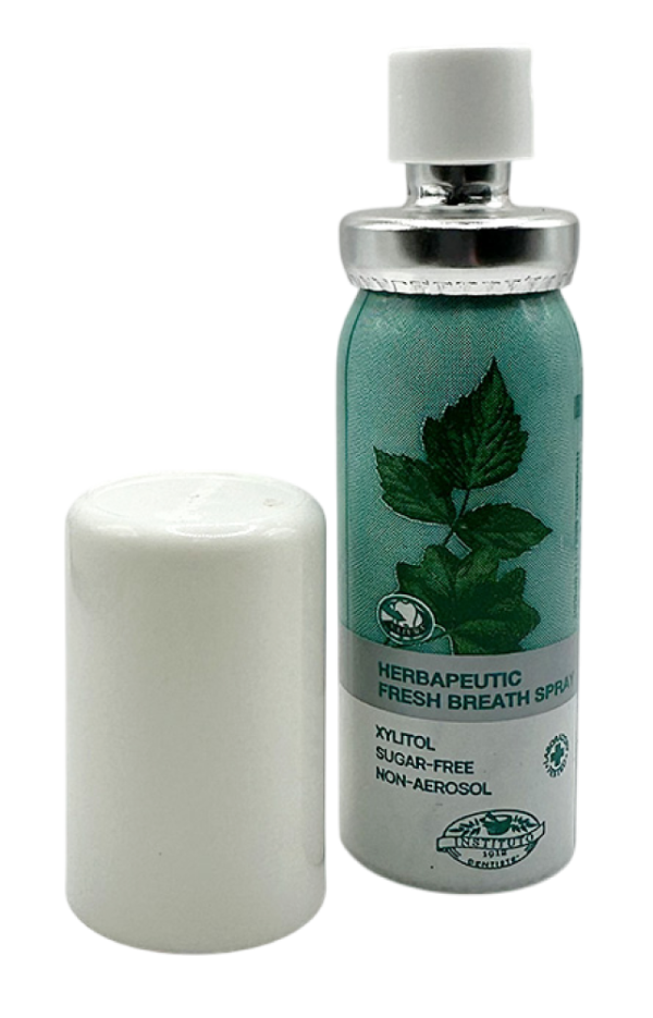 Spray Dentiste Plus, remedio halitosis con xilitol, sin azúcar ni aerosol, para aliento fresco.