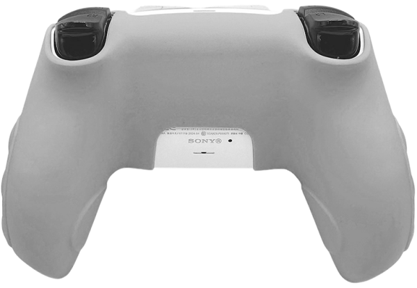 PlayStation 5 controller rear view, essential accessory for immersive console gaming experience.
