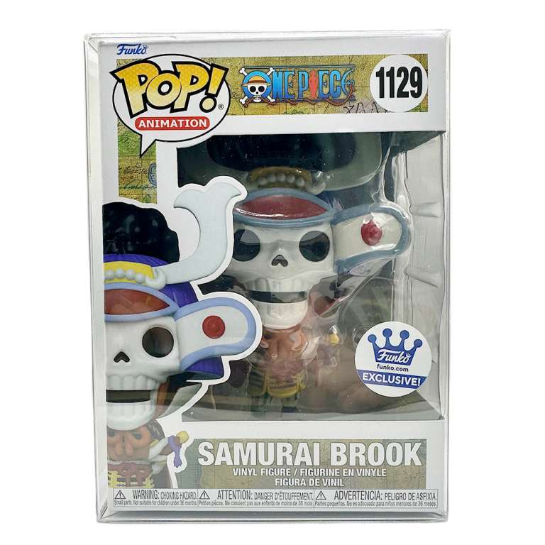 Funko One Piece Samurai Brook edición exclusiva, figura de vinilo en caja original, número 1129.