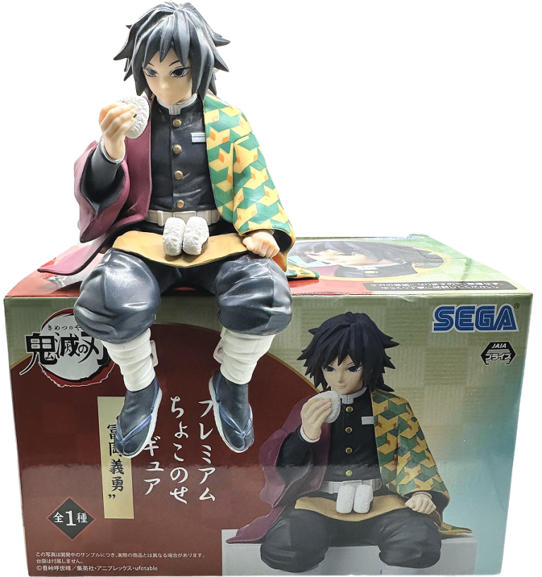 Figura Tomioka de SEGA Demon Slayer en caja, disponible en tienda anime.
