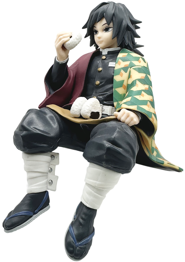 Figura de Tomioka SEGA Demon Slayer sentado, disponible en tienda anime.