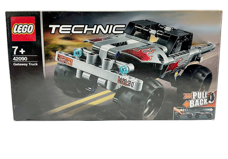 Caja del technic lego technic 42090, camión de escape para construir, ideal para niños mayores de 7 años.