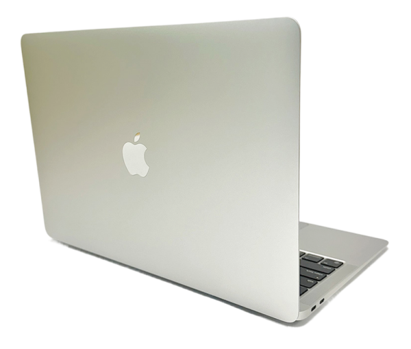 Laptop MacBook Air plateada de Apple, vista trasera, ideal para quienes buscan laptops MacBook Air modernas y ligeras.