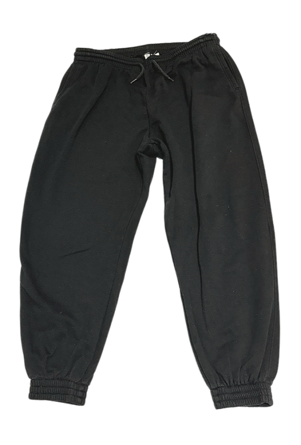 Pantalones de chándal negros para mujer, ropa deportiva cómoda ideal para actividades físicas y uso diario.