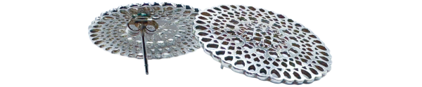Pendientes de Disco en Plata - Image 2