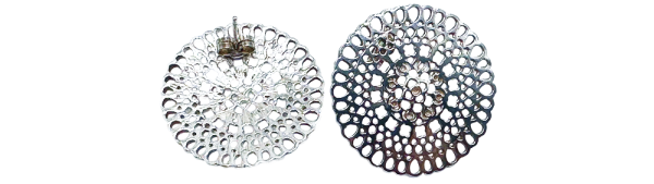 Pendientes de Disco en Plata - Image 3