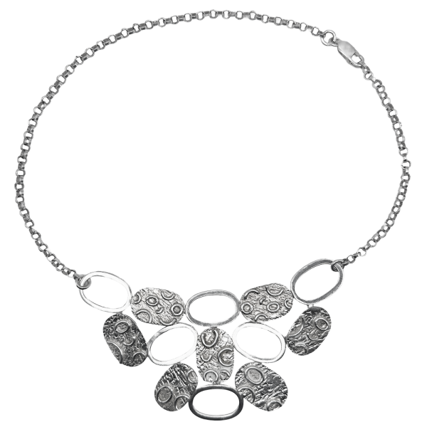 Collar de Disco en Plata