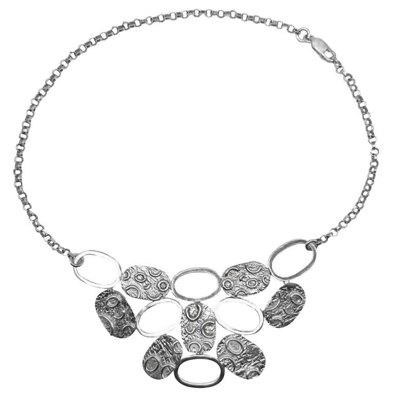 Collar de Disco en Plata